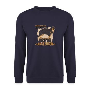 Hundehalter Training Hovawart Hundesport Hovawart - Unisex Pullover - Navy - Vorne - Alina (178cm) & Michal (187cm)