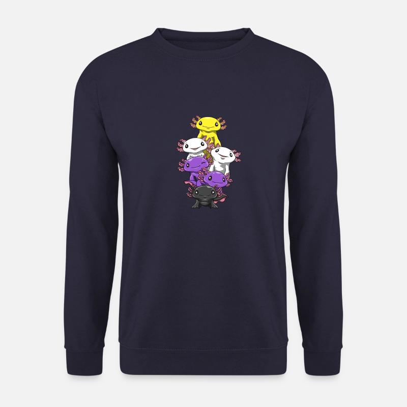 Lustiger nichtbinärer Stolz und - Unisex Pullover - Navy