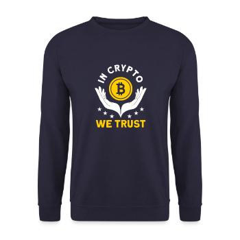 Crypto - Sweat-shirt Unisexe - marine - Devant - Alina (178cm) & Michal (187cm)