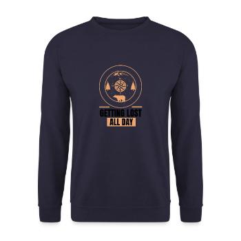 Randonneur - Sweat-shirt Unisexe - marine - Devant - Alina (178cm) & Michal (187cm)