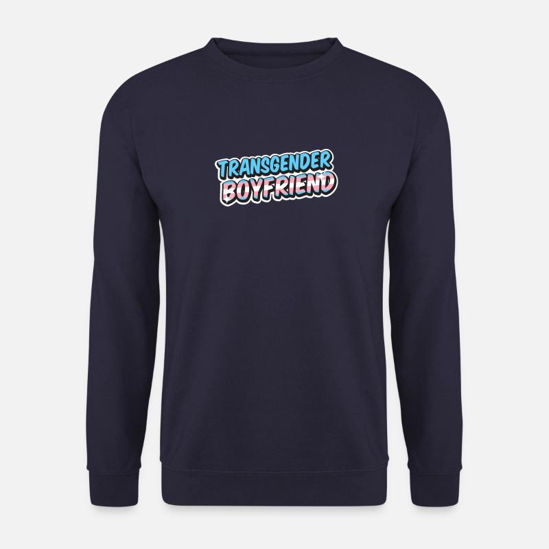 Transgender Boyfriend - Transmann Transmenschen - Unisex Pullover - Navy