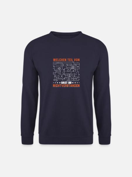 Elektriker Elektroniker Handwerker Geschenk - Unisex Pullover - Navy