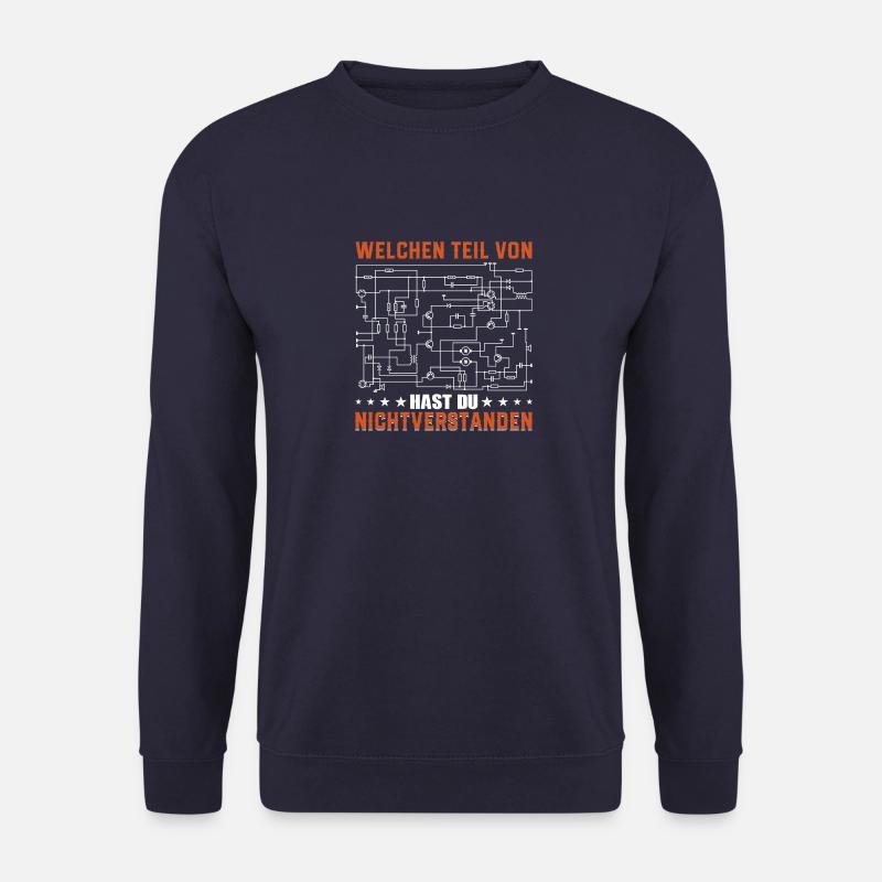 Elektriker Elektroniker Handwerker Geschenk - Unisex Pullover - Navy