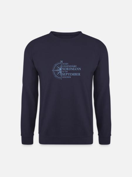 Norden Norddeutsch September Geburtstag Sprüche - Unisex Pullover - Navy