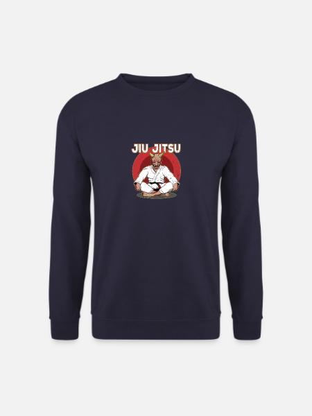 BJJ Oni Demon - Brasilianisches Jiu Jitsu MMA - Unisex Pullover - Navy