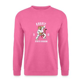 Karate Tiger - Karate Japanische Kampfkunst - Unisex Pullover - Pink - Vorne