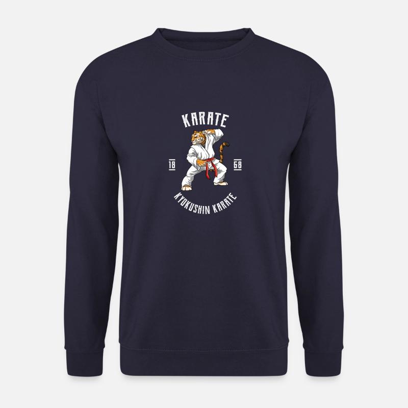 Karate Tiger - Karate Japan Fighting - Unisex Pullover - Navy