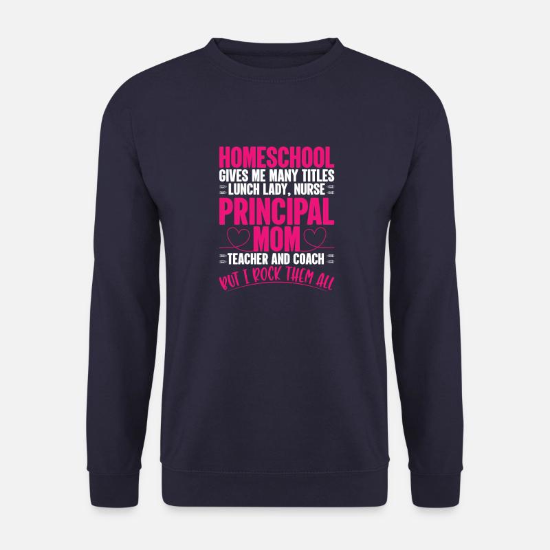 Fernstudium Heimschule Lehrer Online Klasse - Unisex Pullover - Navy