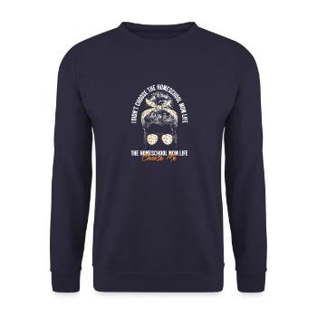 Specialist for online class teaching in the Hei - Unisex Sweatshirt - navy - Front - Alina (178cm) & Michal (187cm)