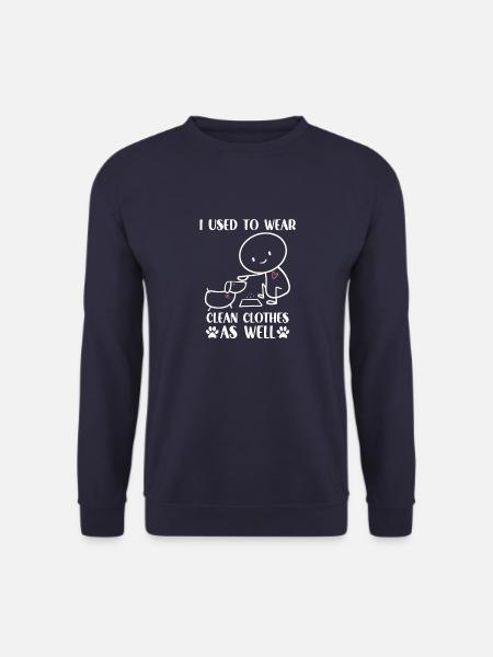 Süßes Hundehalter Geschenk Strichmännchen Hunde - Unisex Pullover - Navy