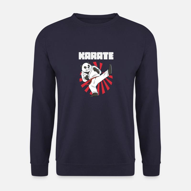 Karate Panda - Karate Japanische Sonne - Unisex Pullover - Navy