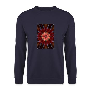 Red Kaleidoscope - Sweat-shirt Unisexe - marine - Devant - Alina (178cm) & Michal (187cm)
