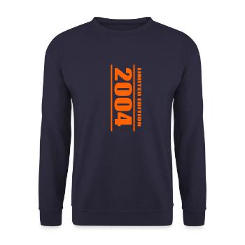 Cadeau 18ème Anniversaire Vintage Vintage Dix-Huit - Sweat-shirt Unisexe - marine - Devant - Alina (178cm) & Michal (187cm)