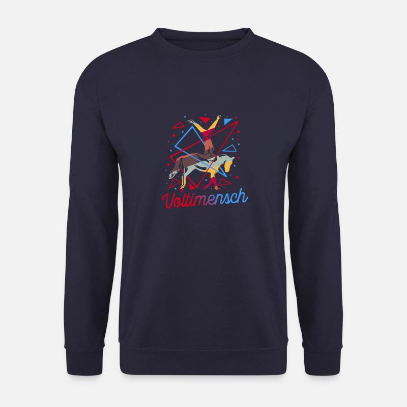 Voltigieren Voltigiererin Pferdesport Geschenk - Unisex Pullover - Navy