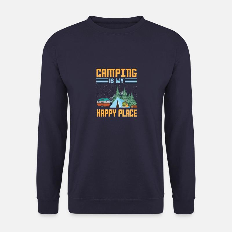 Camping Camping Tent Caravan glampin - Unisex Sweatshirt - navy
