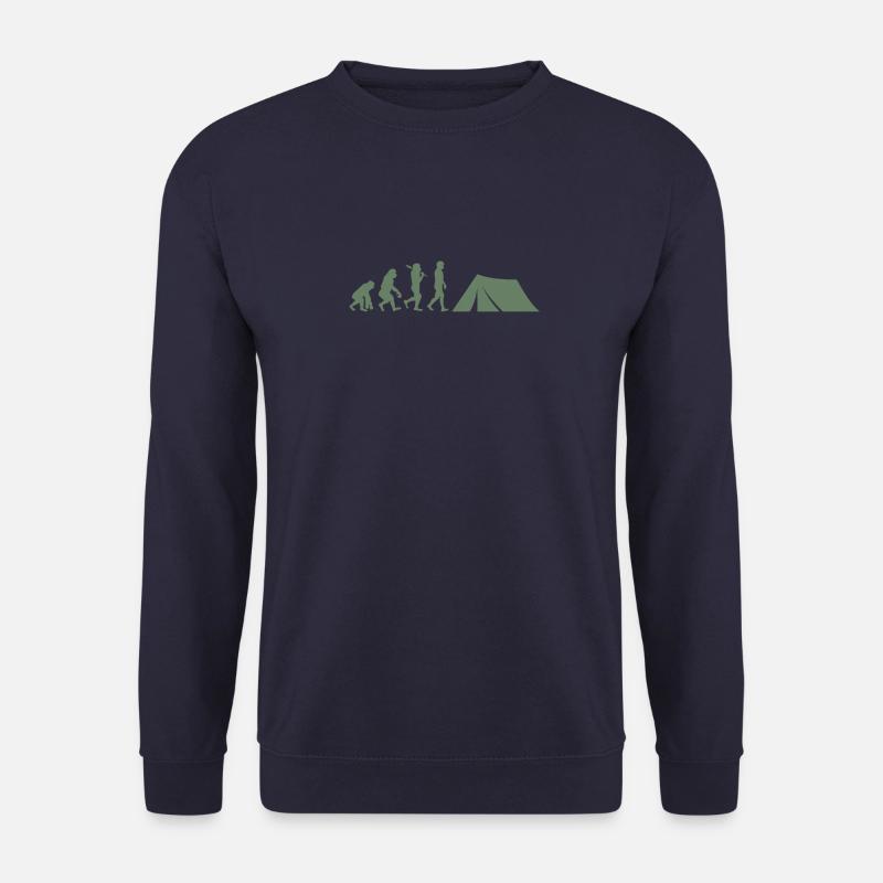Zelten Evolution Camping - Unisex Pullover - Navy