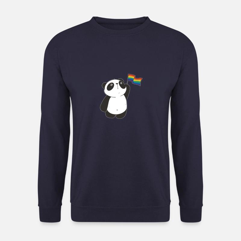 Proud Panda - Niedlicher - Unisex Pullover - Navy