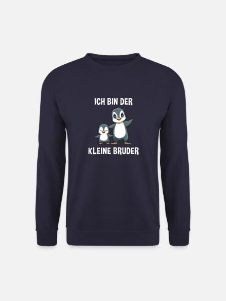 Pinguine Kleiner Bruder - Ich bin der kleine - Unisex Pullover - Navy