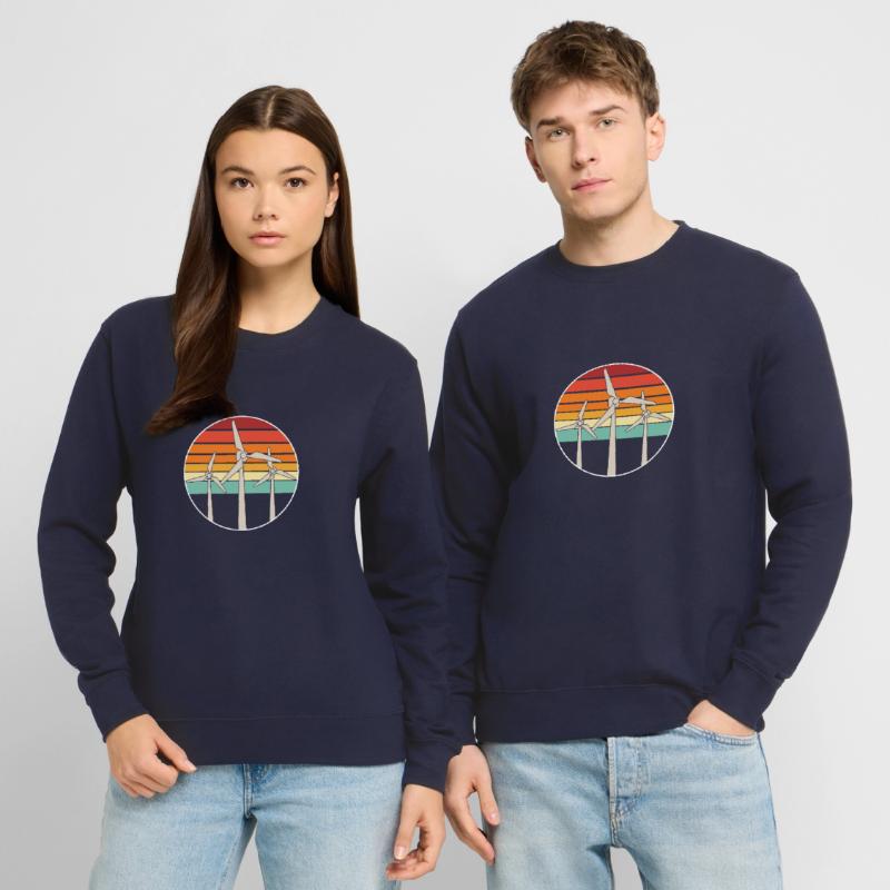 Énergie éolienne Éolienne Éolienne Éolienne Éolienne renouvelable Sweat-shirt Unisexe