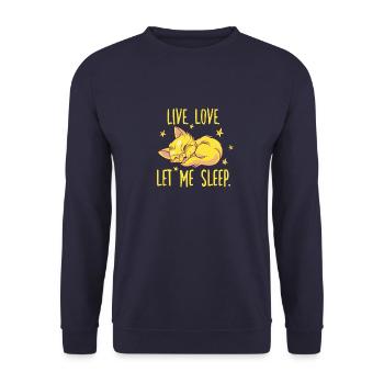 Chemise Great Cat Ladies pour les propriétaires de chats - Sweat-shirt Unisexe - marine - Devant - Alina (178cm) & Michal (187cm)