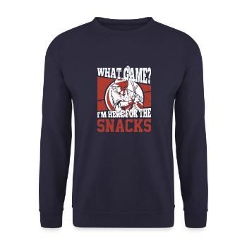 Rugby Spiel Lifestyle Fußball Torwart Sport Gesche - Unisex Pullover - Navy - Vorne - Alina (178cm) & Michal (187cm)