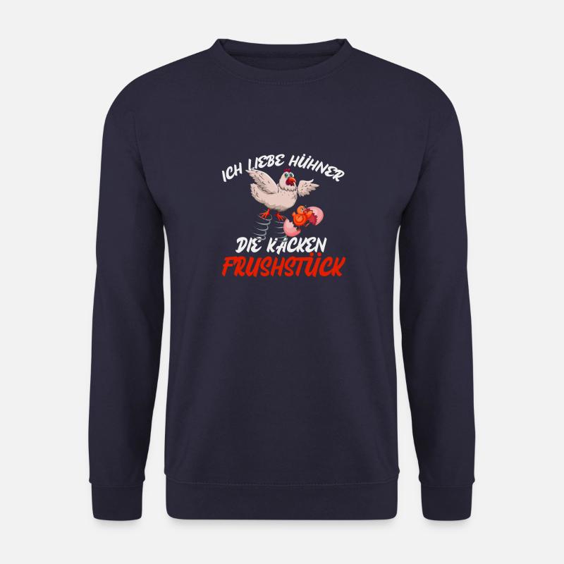 Funny Chicken - Unisex Pullover - Navy