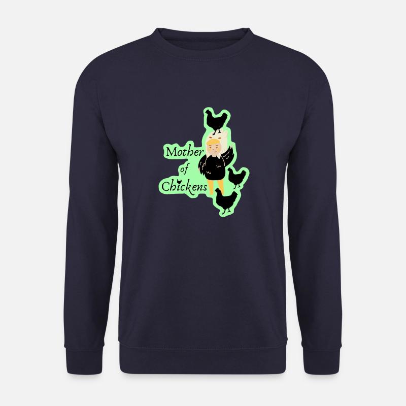 Motherofchickens - Unisex Pullover - Navy