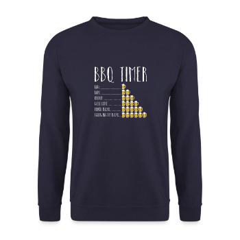 Beer drinkers who brew make Powered by Craft L - Unisex Sweatshirt - navy - Front - Alina (178cm) & Michal (187cm)