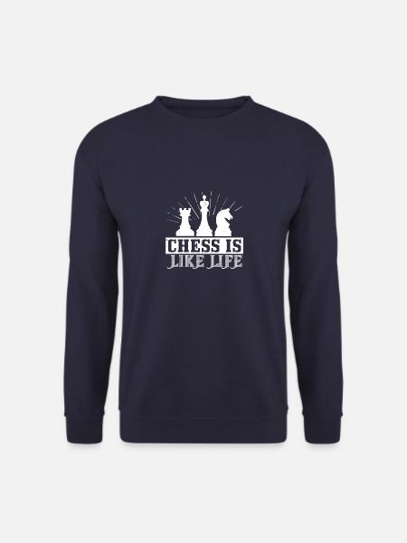 Chess is like life - Unisex Sweatshirt - navy