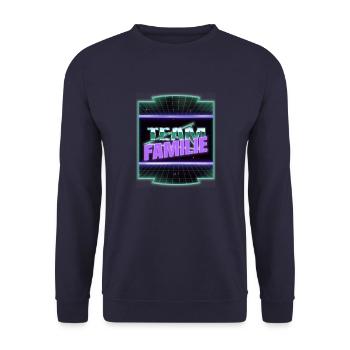 sprüche geek weihnachten geschenkidee humor - Unisex Pullover - Navy - Vorne - Alina (178cm) & Michal (187cm)