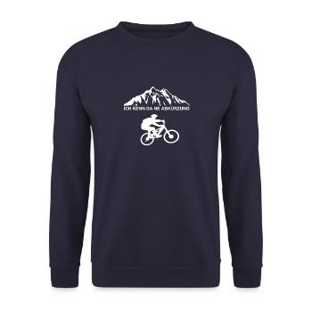 Ich kenne da eine Abkürzung - Unisex Pullover - Navy - Vorne - Alina (178cm) & Michal (187cm)