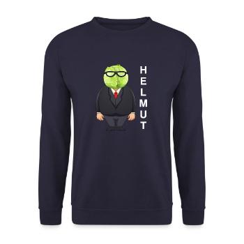 Helmut Kohl - Unisex Pullover - Navy - Vorne - Alina (178cm) & Michal (187cm)