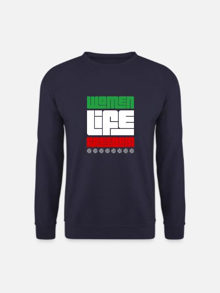 Frauen Leben Freiheit Iran - Unisex Pullover - Navy