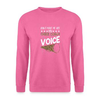 Cheer Coach Citation Mode de vie ironique Drôle Sarka - Sweat-shirt Unisexe - rose - Devant