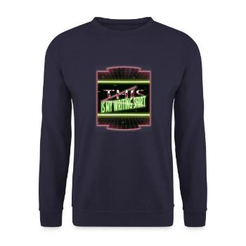 Blague Geek Blagues Lecture Livre Auteur Éditeur - Sweat-shirt Unisexe - marine - Devant - Alina (178cm) & Michal (187cm)