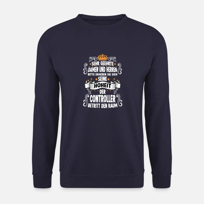 Controller T witziges Spruch Motiv Controller - Unisex Pullover - Navy