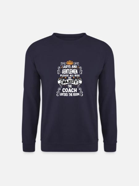 Trainer T Fun Quote Trainer - Unisex Sweatshirt - navy