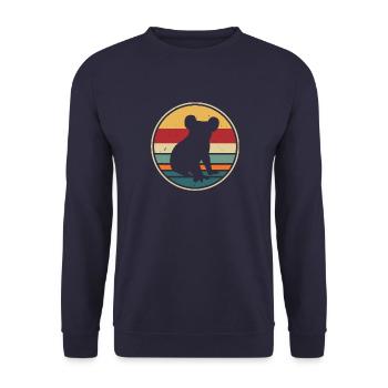 Koala Australia Sydney - Unisex Sweatshirt - navy - Front - Alina (178cm) & Michal (187cm)