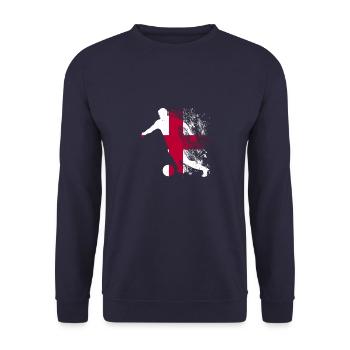 Équipe nationale Angleterre - Sweat-shirt Unisexe - marine - Devant - Alina (178cm) & Michal (187cm)