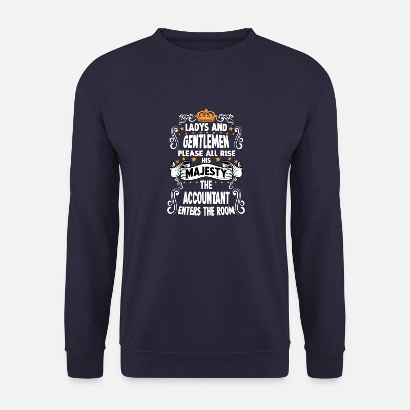 Comptable T drôle de dire comptable motive - Sweat-shirt Unisexe - marine
