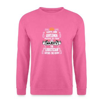 Logisticien T drôle de dire Logisticien motivant - Sweat-shirt Unisexe - rose - Devant
