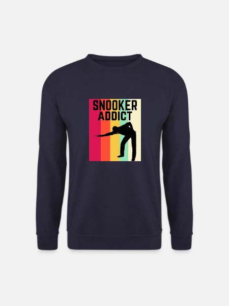 Snooker Addict Snooker Fan Colourful Snooker Lover - Unisex Sweatshirt - navy
