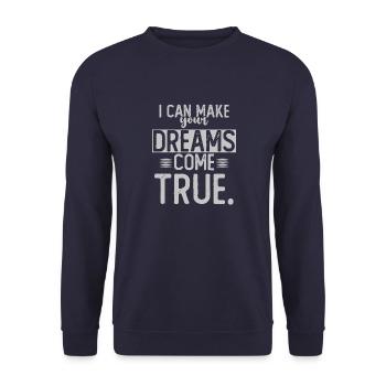 Dreammaker - Unisex Pullover - Navy - Vorne - Alina (178cm) & Michal (187cm)
