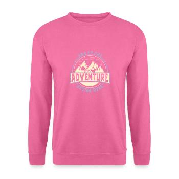 Adventure-Mountain-Logo - Unisex Pullover - Pink - Vorne