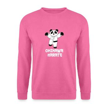 Okinawa Karate Panda - Karate Japanische - Unisex Pullover - Pink - Vorne