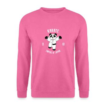 Karate Gear Panda - Karate Japanische - Unisex Pullover - Pink - Vorne