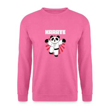 Karate Panda - Karate Japan Kämpfen - Unisex Pullover - Pink - Vorne