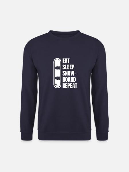 Snowboard Spruch Wintersport Snowboardfahrer - Unisex Pullover - Navy