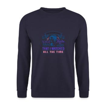 The Princess Bride' est un film que j’ai regardé - Sweat-shirt Unisexe - marine - Devant - Alina (178cm) & Michal (187cm)