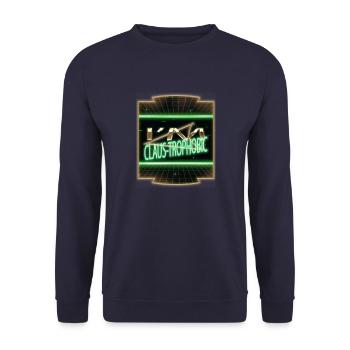present bodybuilder birthday beard dino couples - Unisex Pullover - Navy - Vorne - Alina (178cm) & Michal (187cm)